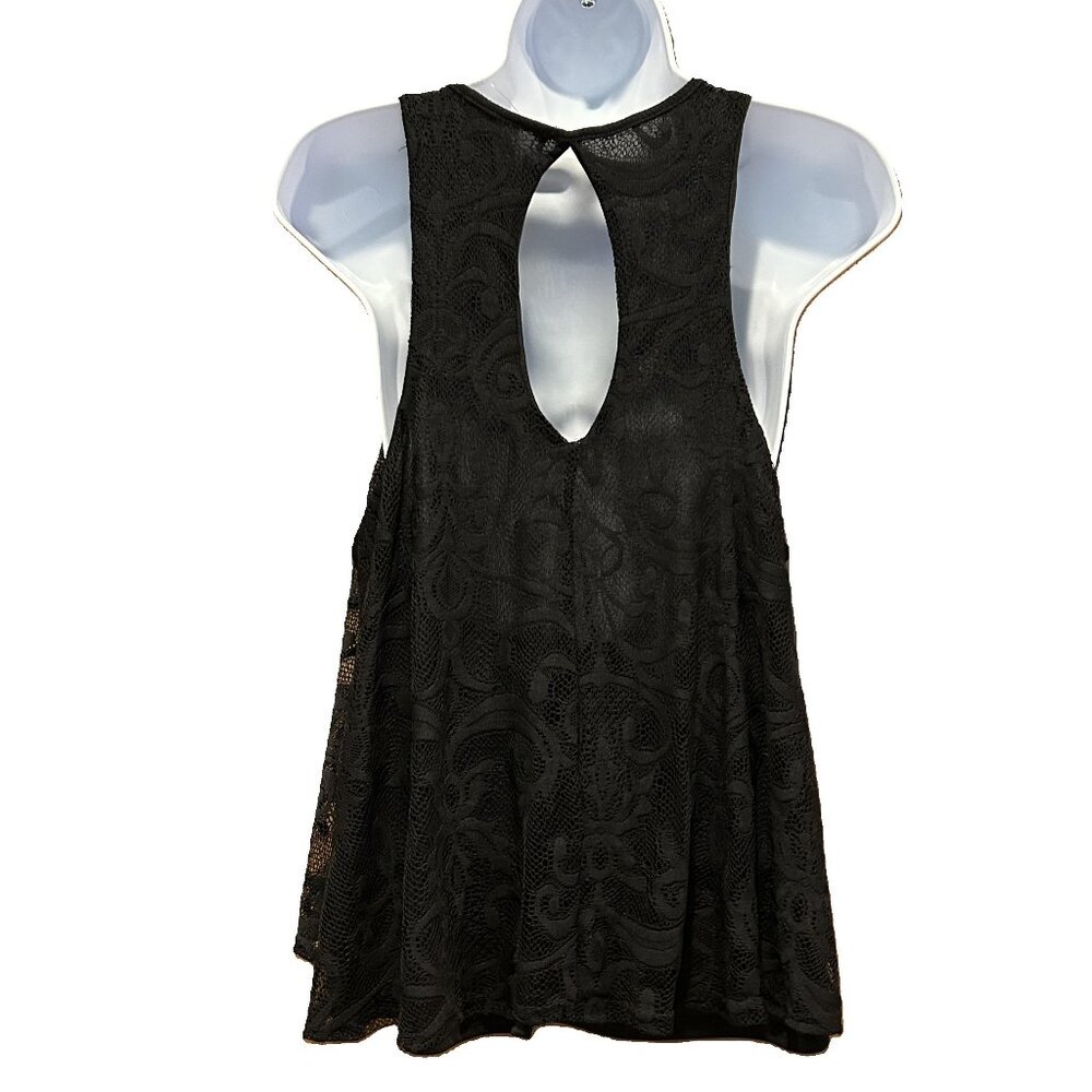 Miami Sleeveless A-Line Lace Top in Black – NEW - Picture 6 of 8